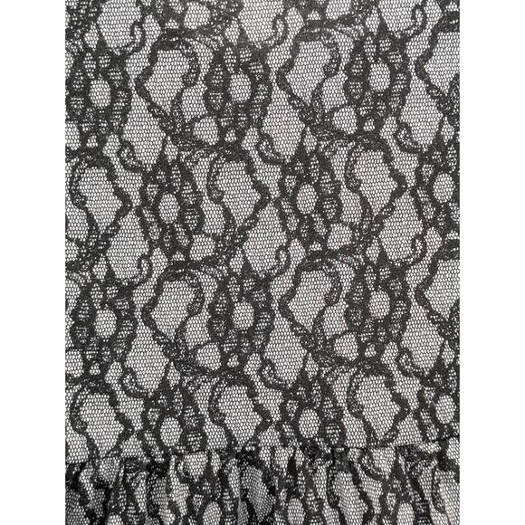 Lily Rose Women's Size Medium Top ~ Floral Print Scoop Neck Long Sleeve Peplum - Picture 6 of 8